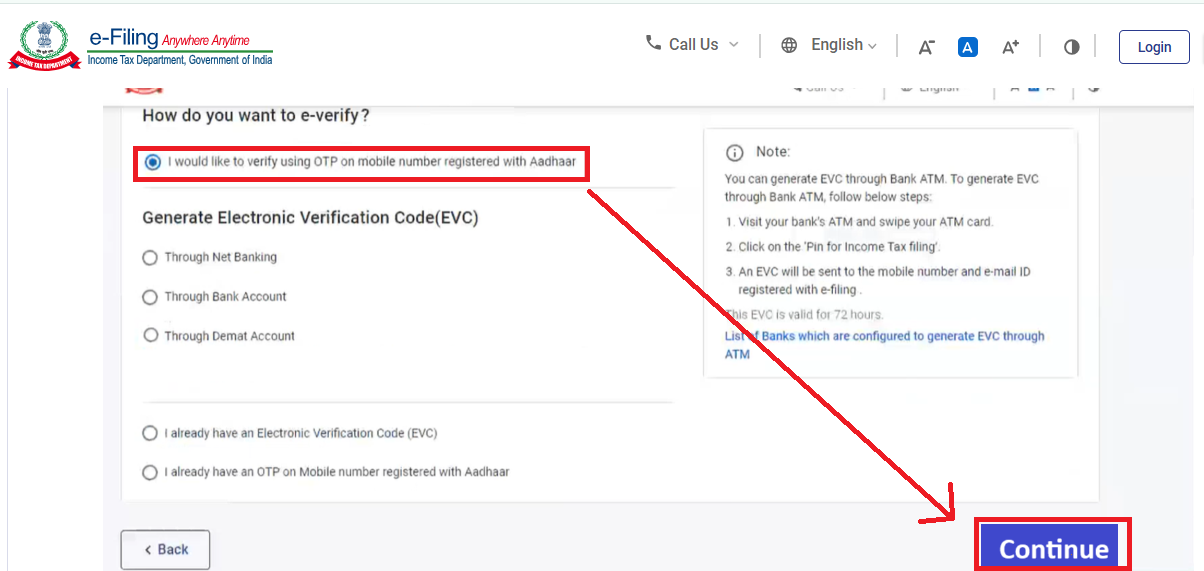 How to verify ITR Online