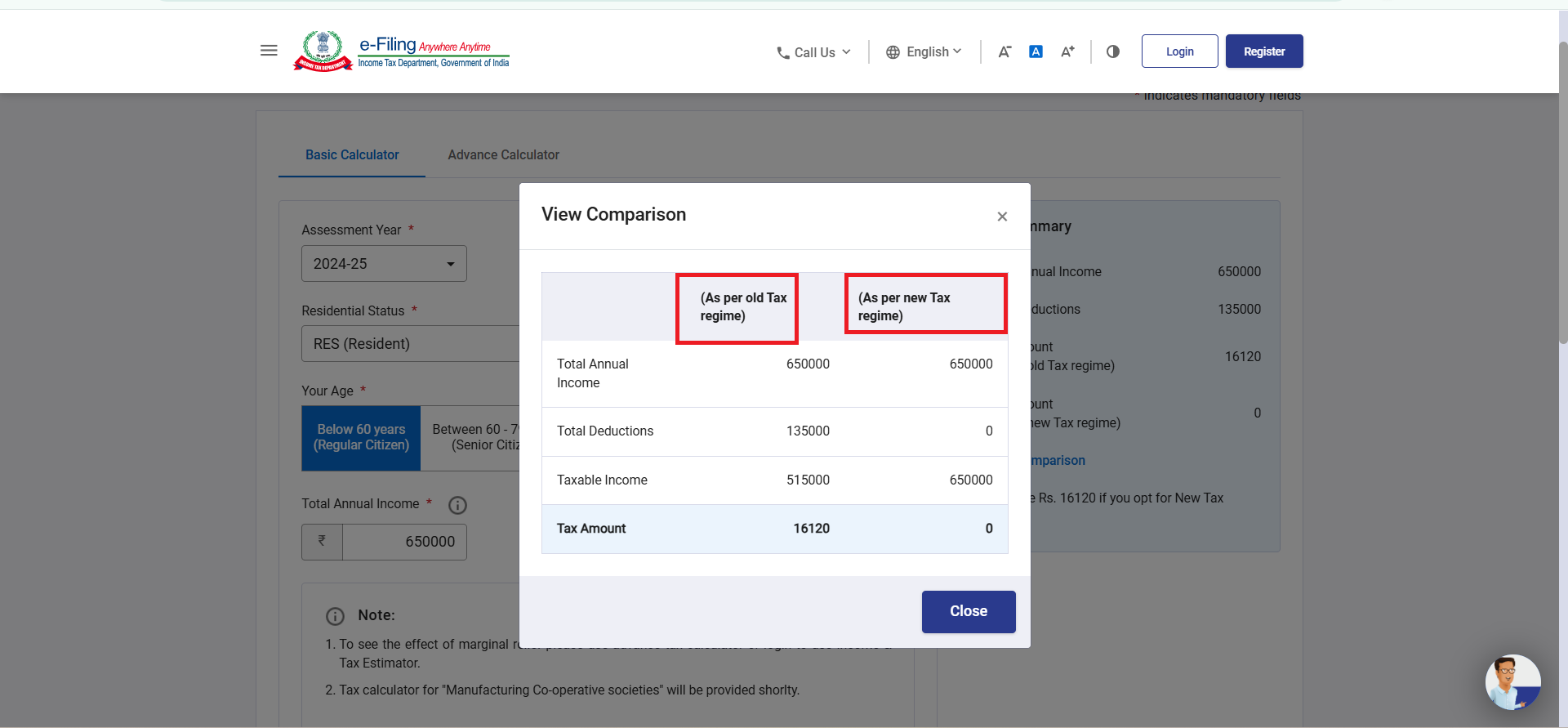 Income Tax Calculator